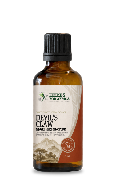Devils Claw Single Herb Tincture by Herbs for Africa