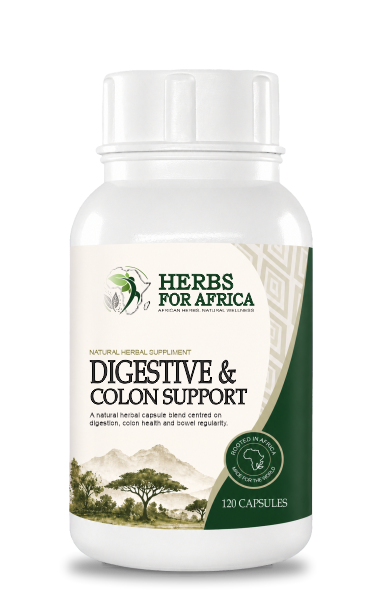 Digestive Colon Support Capsules by Herbs for Africa